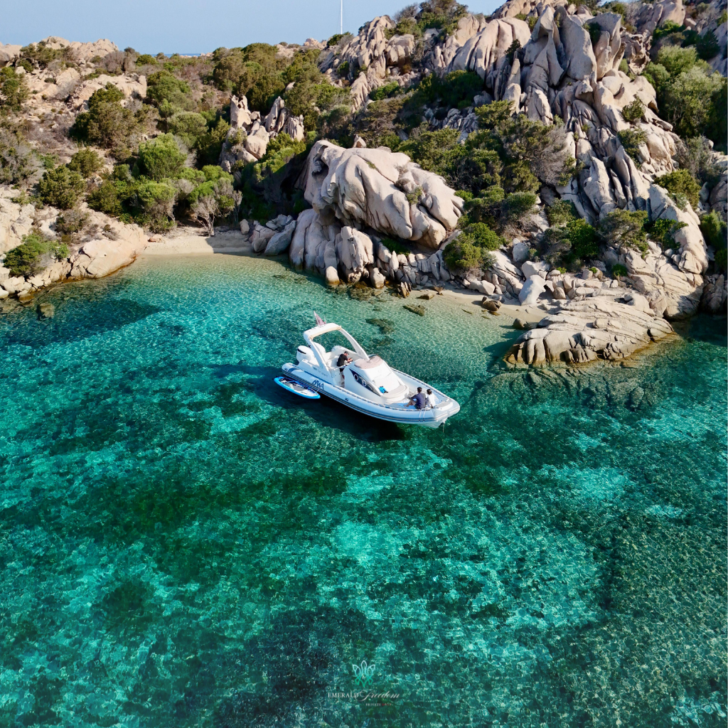 Luxury private tour La Maddalena Emerald Freedom