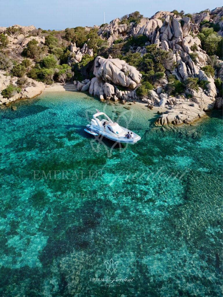 Exclusive private boat rental with skipper in La Maddalena